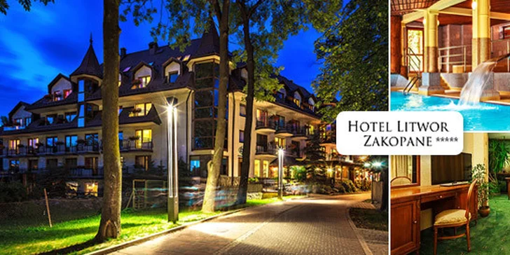 Pobyt v luxusnom 5* hoteli Litwor Zakopané pre 2