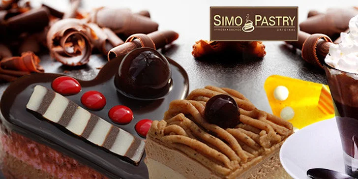 Domáce dezerty v Simo Pastry v centre mesta 