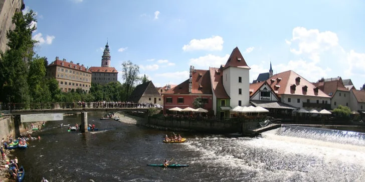 3-dňový rozprávkový XXL splav rieky Vltava v lete