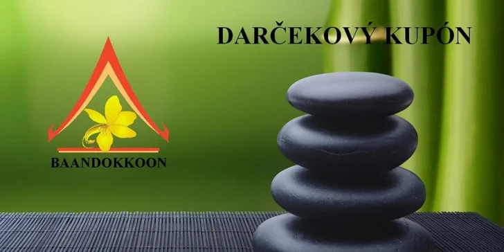 Thajská masáž podľa výberu sólo alebo párová