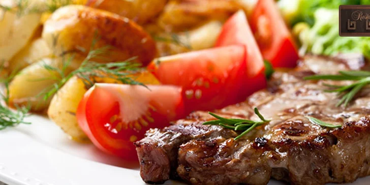 4,80 eur za poriadny kus mäsa pre každého labužníka v reštaurácii Bakchus v Košiciach! Príďte si pochutnať na steaku z bravčovej sviečkovice s bylinkovým maslom a prílohou so zľavou 50 %!