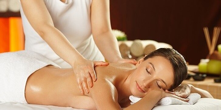 Klasická či relaxačná masáž chrbta alebo celého tela
