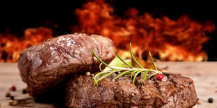 Kurací steak alebo bravčová panenka pre 2 osoby