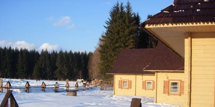 Dovolenka na ranči na Orave, bežkárske trate a 50 % zľavy na skipasy