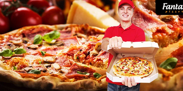 2 x pizza podľa vlastného výberu aj s dovozom 

