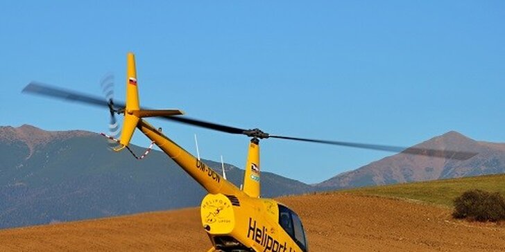 Vyhliadkový let vrtuľníkom ponad Liptov