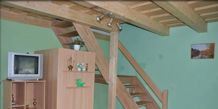 Apartmány pre 5 osôb v Štiavnických vrchoch