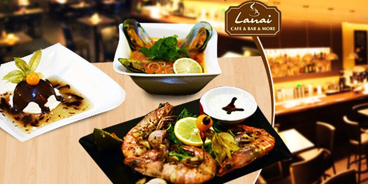 Exotické menu v Lanai Cafe&Bar&More