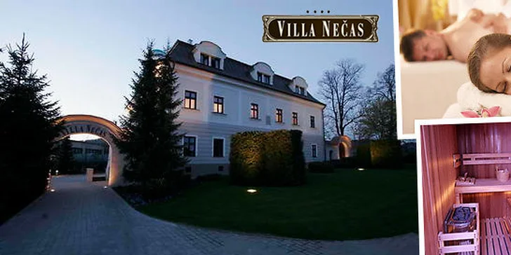 Luxus a romantika pre dvoch vo Ville Nečas****