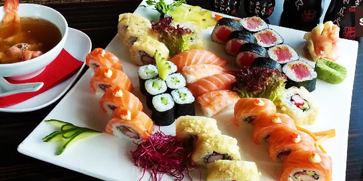 Luxusné sushi menu pre 2 alebo 4 osoby