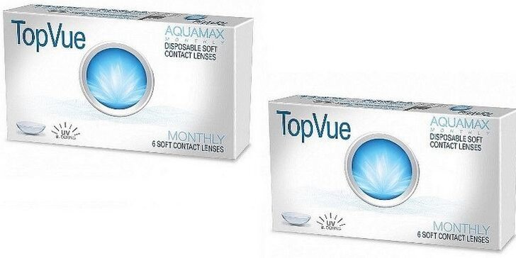 15,45 eur za 2x6 kusov mesačných kontaktných šošoviek TopVue. Doprajte svojim očiam šošovky „šité na mieru“ a užívajte si krásy sveta naplno so zľavou 50 %