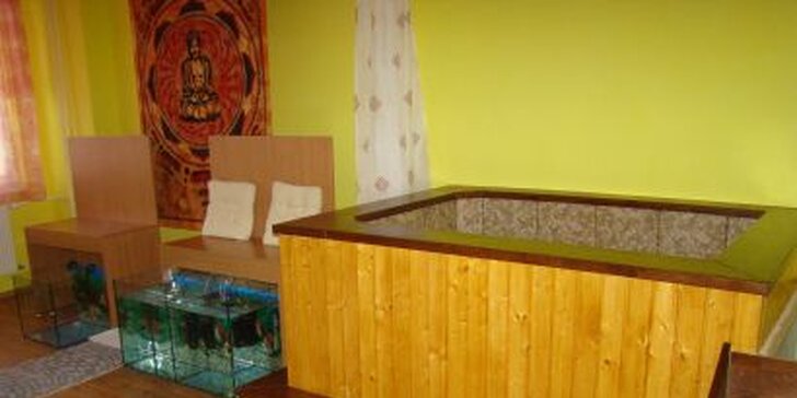 Kúpeľ s rybičkami Garra rufa