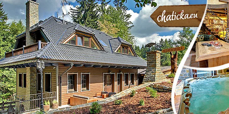 Špičkovo vybavené chaty s wellness pre 8-10 osôb