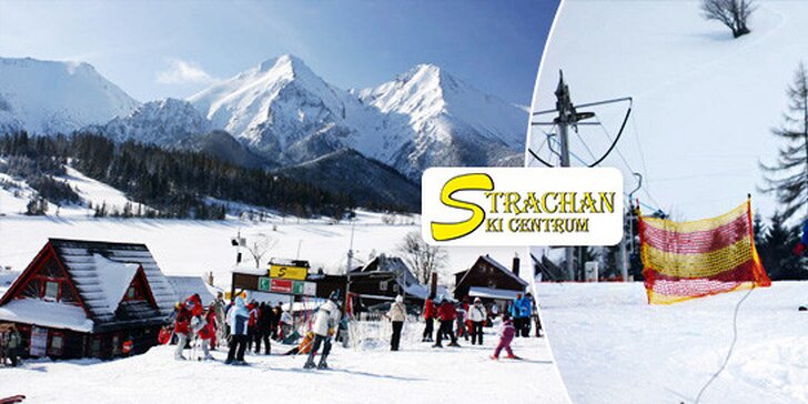 4-hodinový skipas do strediska Strachan ski centrum