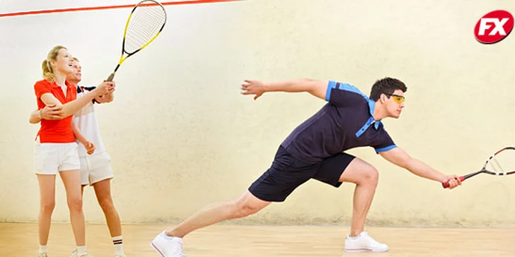 3,40 eur za 60 minút SQUASHU alebo 15 eur za 3 tréningy s profesionálnym trénerom. Podľahnite čaru tohto elegantného športu.
