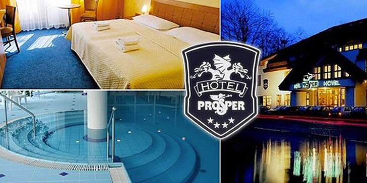 122 eur za top pobyt v luxusnom hoteli Prosper**** v českých Beskydách pre dvoch! Dokonalý relax, luxus, romantika aj aktívny oddych so zľavou 54 %