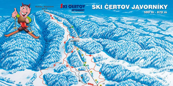 Perfektná lyžovačka a relax pre dvoch v Javorníkoch