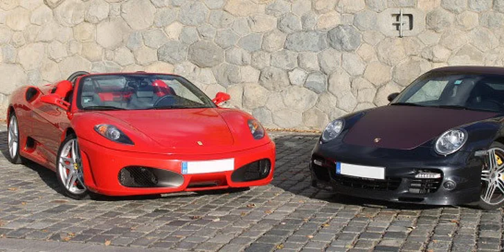 Jazda na Ferrari F 430 alebo Porsche 911 Turbo