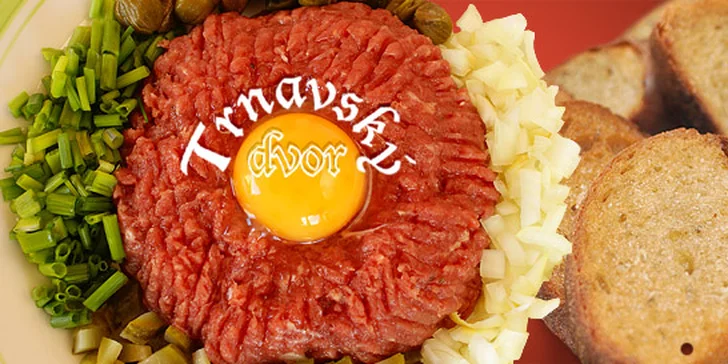 Tatarák z pravej sviečkovice pre dvoch