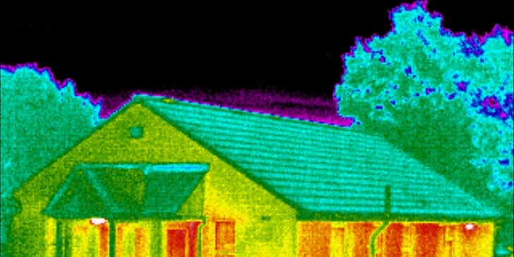 Termovízne meranie rodinného domu, bytu či paneláku
