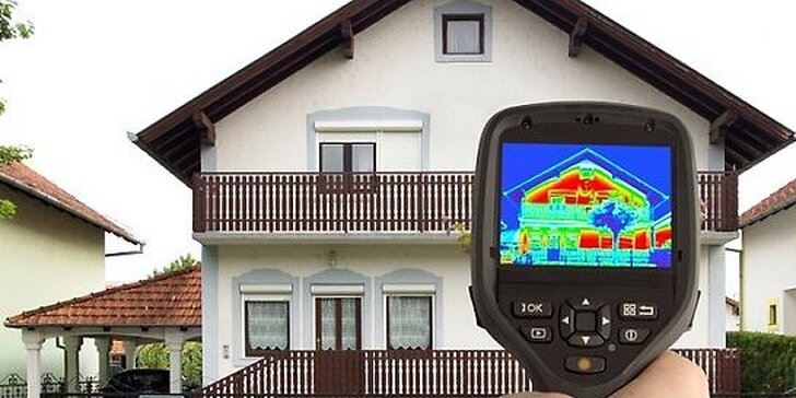 Termovízne meranie rodinného domu, bytu či paneláku