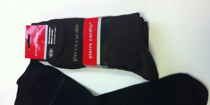 3 páry pánskych ponožiek Pierre Cardin