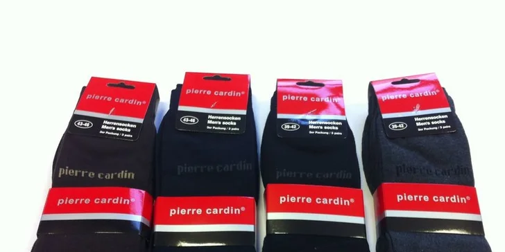 3 páry pánskych ponožiek Pierre Cardin