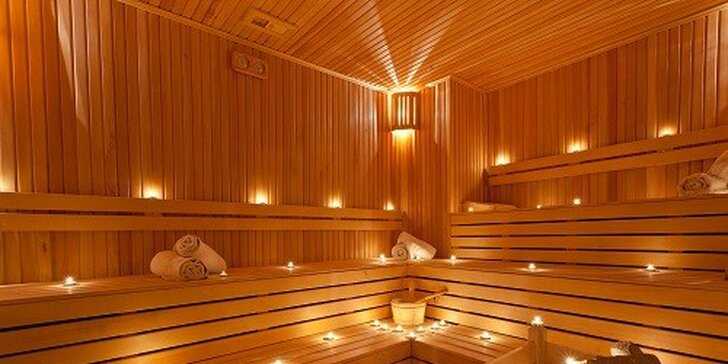 Privátna fínska sauna a rehydratačné nápoje