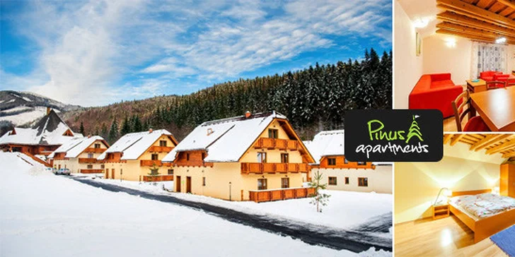 Fantastická lyžovačka a pobyt v luxusných apartmánoch Pinus Chopok -Tále