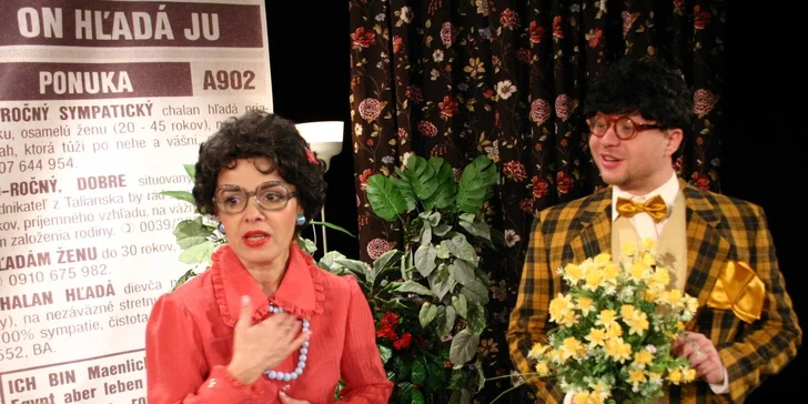 Hľadá sa nový manžel v Teatro Wüstenrot 30.3..2014