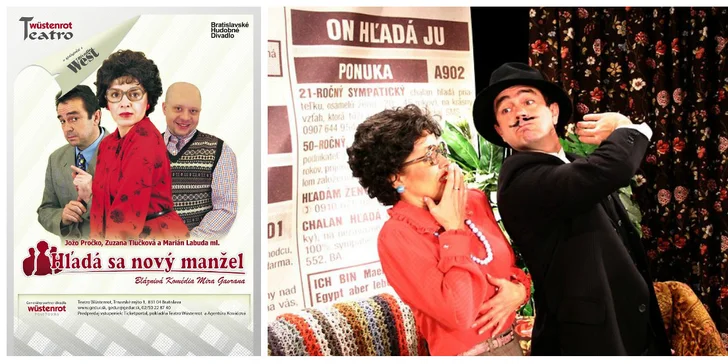 Hľadá sa nový manžel v Teatro Wüstenrot 30.3..2014