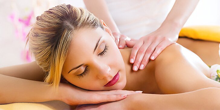 Masáž podľa výberu: shiatsu, reflexná, klasická alebo masáž pre tehotné ženy