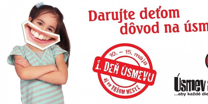 DARUJTE 2 eurá a podporíte aktivity spoločnosti ÚSMEV AKO DAR, ktorá sa už 20 rokov snaží o to, aby každé dieťa malo svoju rodinu.