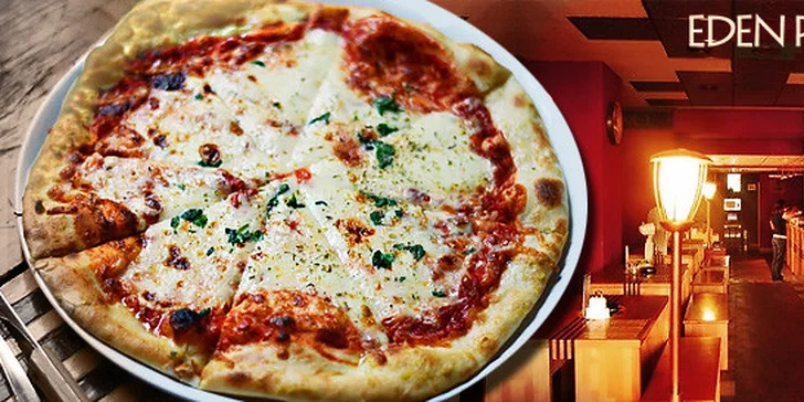 Chrumkavá pizza s malým pivom na Obchodnej