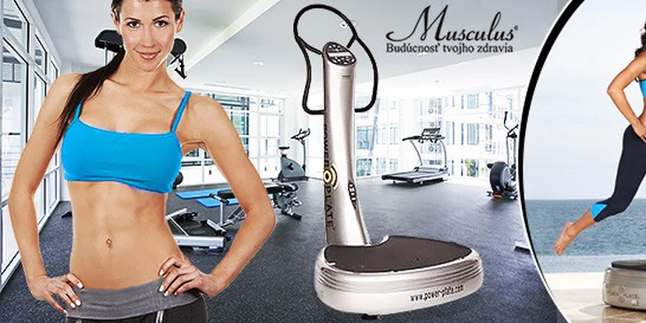 Permanentka na 10 cvičení na Powerplate s odborným dohľadom