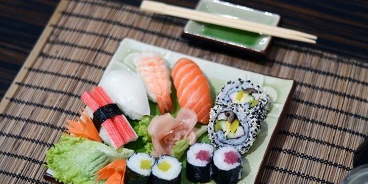 Sushi set (10 alebo 20 kúskov) v Sushi bare Sunshine v Auparku