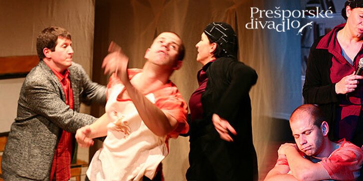 Piatkový večer v náručí kultúry! Prešporské divadlo vás pozýva na komédiu Konkurz, dilemu troch hercov bez práce, so zľavou 55 %!