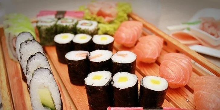 Sushi menu pre dvoch v Auparku