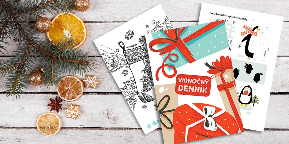 Vianočný špeciál aj so SÚŤAŽOU je tu! Denník plný rébusov, maľovaniek a zábavy