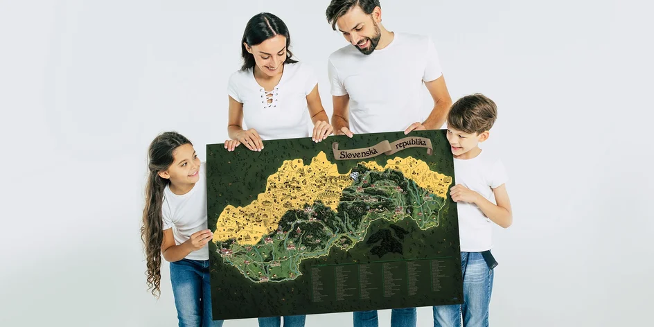 Stieracie mapy sveta, Európy či Slovenska: Váš spoločník na leto