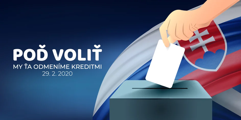 Poď si po kredity za volebnú účasť