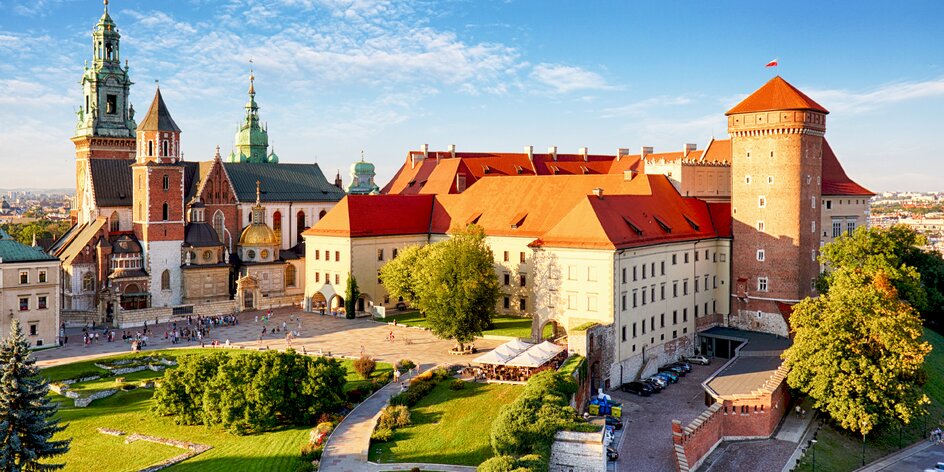 4* pobyt v centre Krakova s výhľadom na hrad Wawel