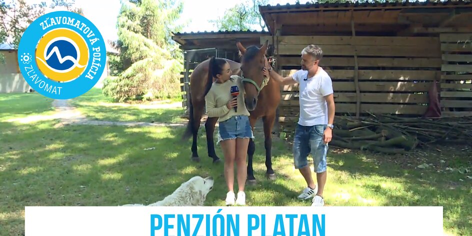 Zľavomatová polícia v rodinnom penzióne Platan na juhu Slovenska