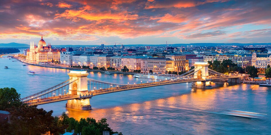 Zamilujte sa do Budapešti: hotel s raňajkami a welcome drinkom