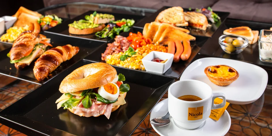 Raňajkové menu v Beija Flor Lounge