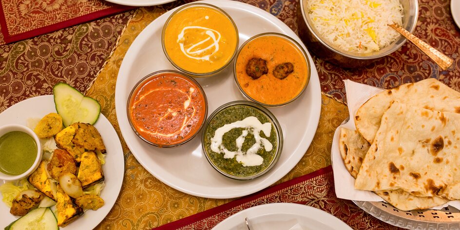 Ochutnajte Indiu: degustačný tanier pre dvoch i otvorený voucher