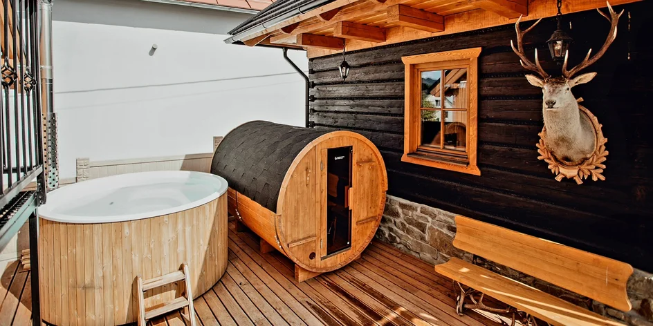 Moderná chalupa s mini wellness a veľkou záhradou na Orave