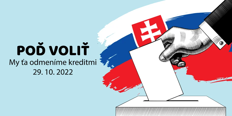 Poď si po kredity za volebnú účasť
