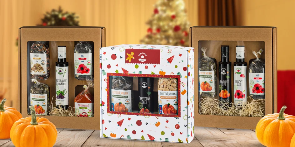 Dobroty z Farmy Tekvička: Darčekové sady rôznych produktov