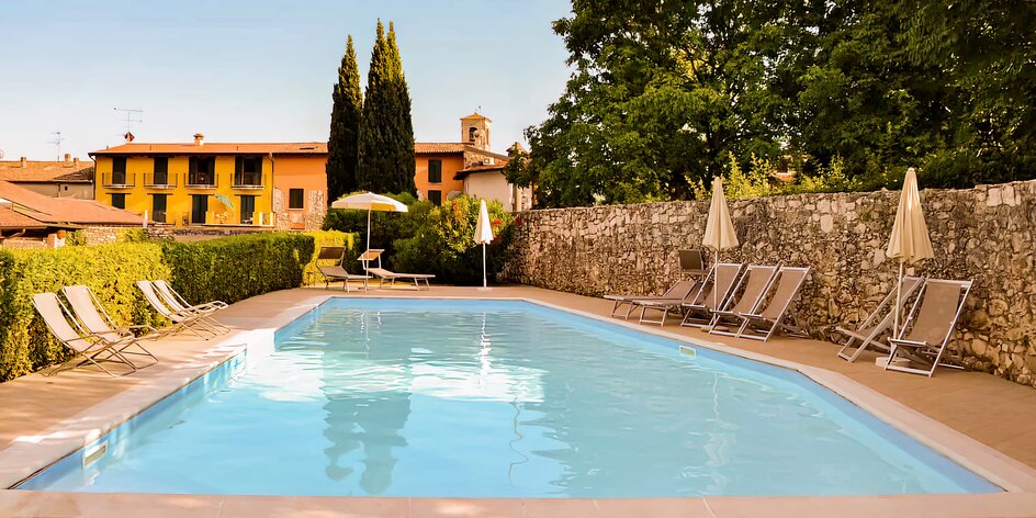 Hotel s bazénom, wellness a polpenzia pri Lago di Garda